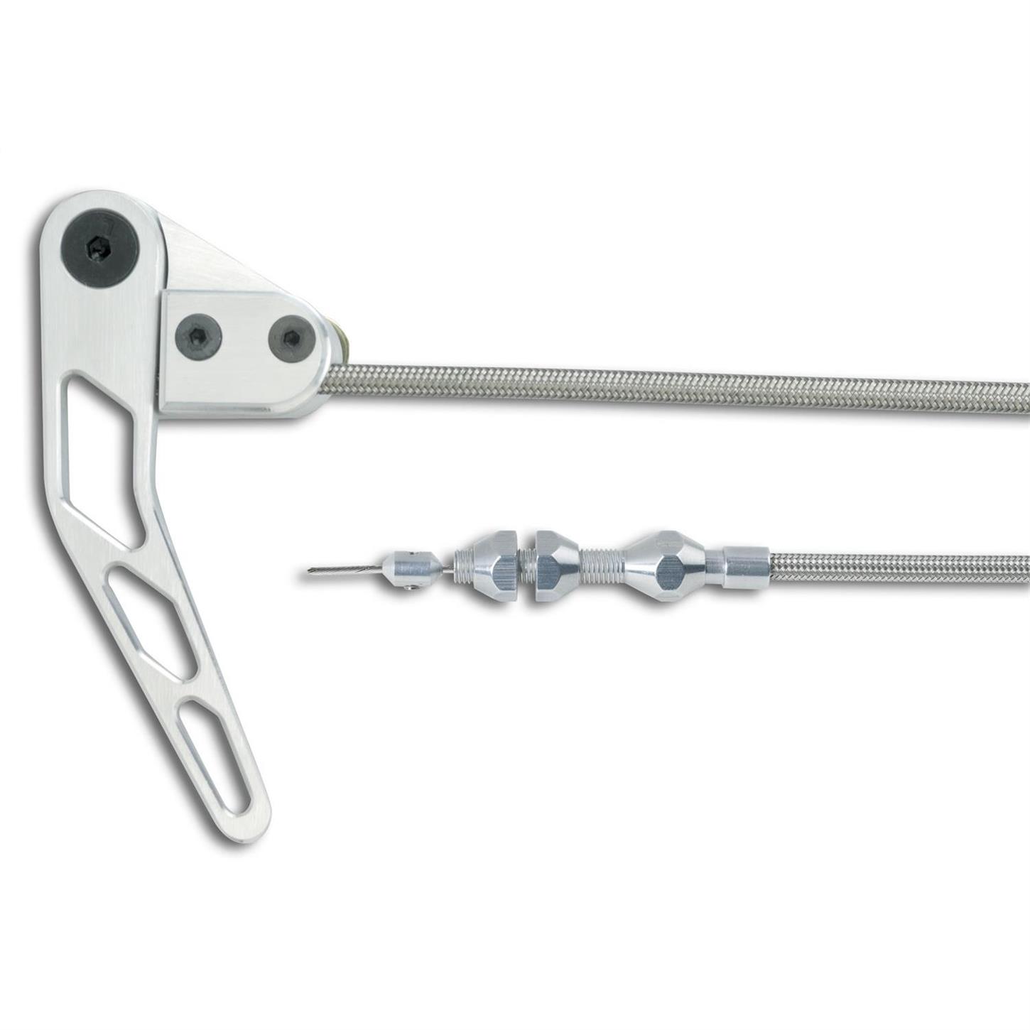 Lokar HR-1100HT Hood Release Cable Kit, Stainless Housing
