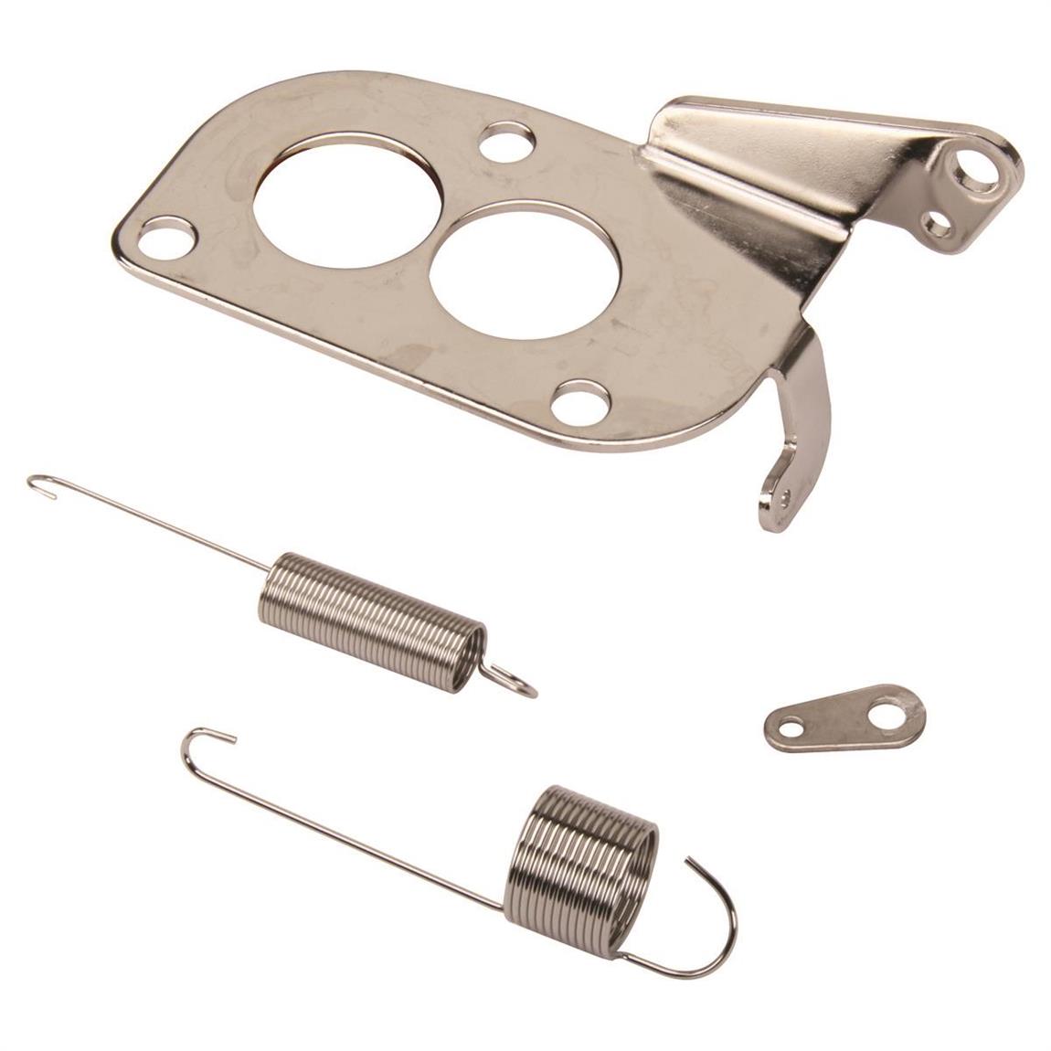 Lokar TRP4006 Stainless 3 Bolt Carb Throttle Cable Mounting Bracket