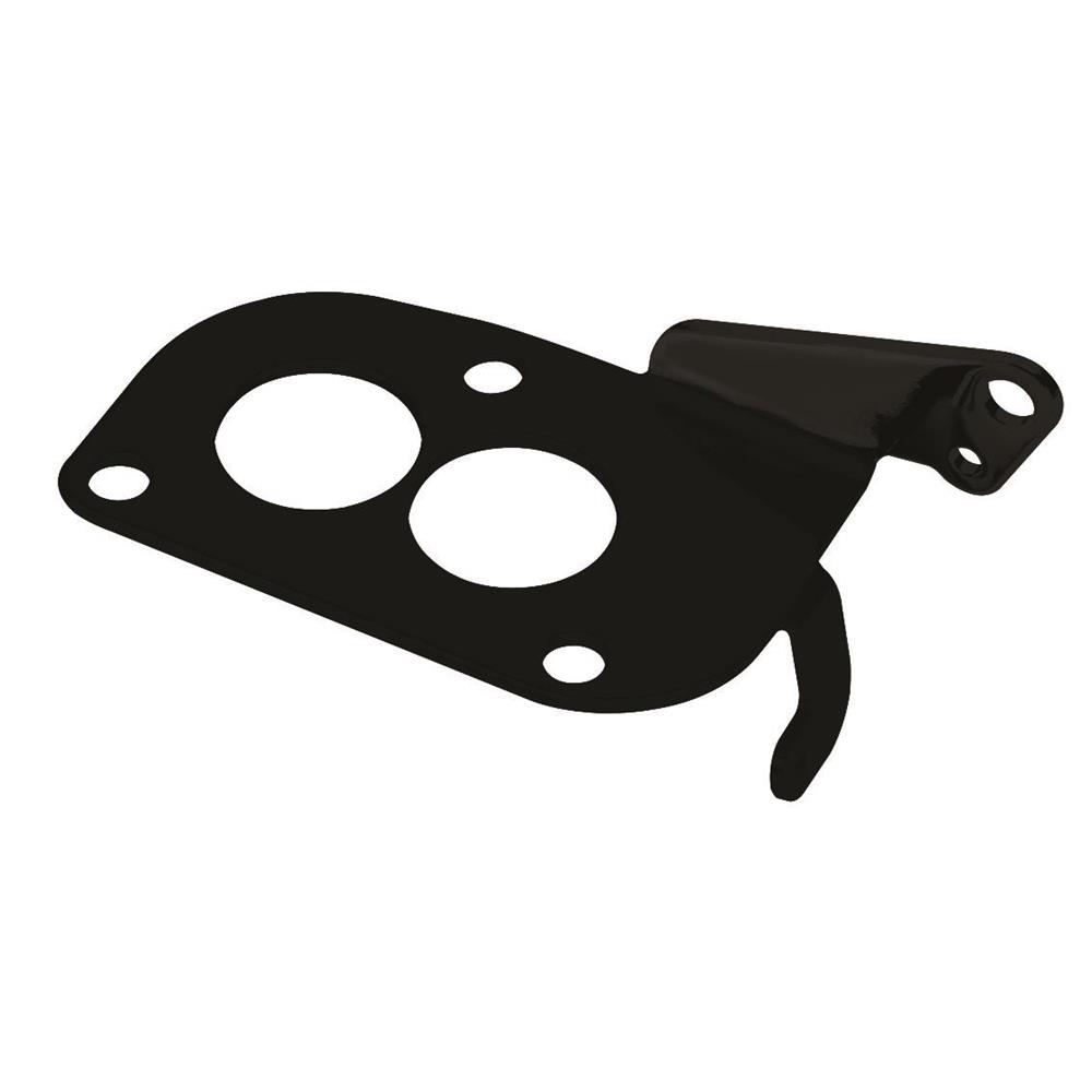 Lokar XTRP4007 Midnight Series 3 Bolt Carb Throttle Cable Mount Plate