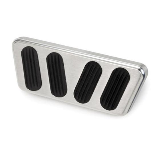 Lokar BAG-6117 Brushed Billet Aluminum Throttle Pedal with Rubber