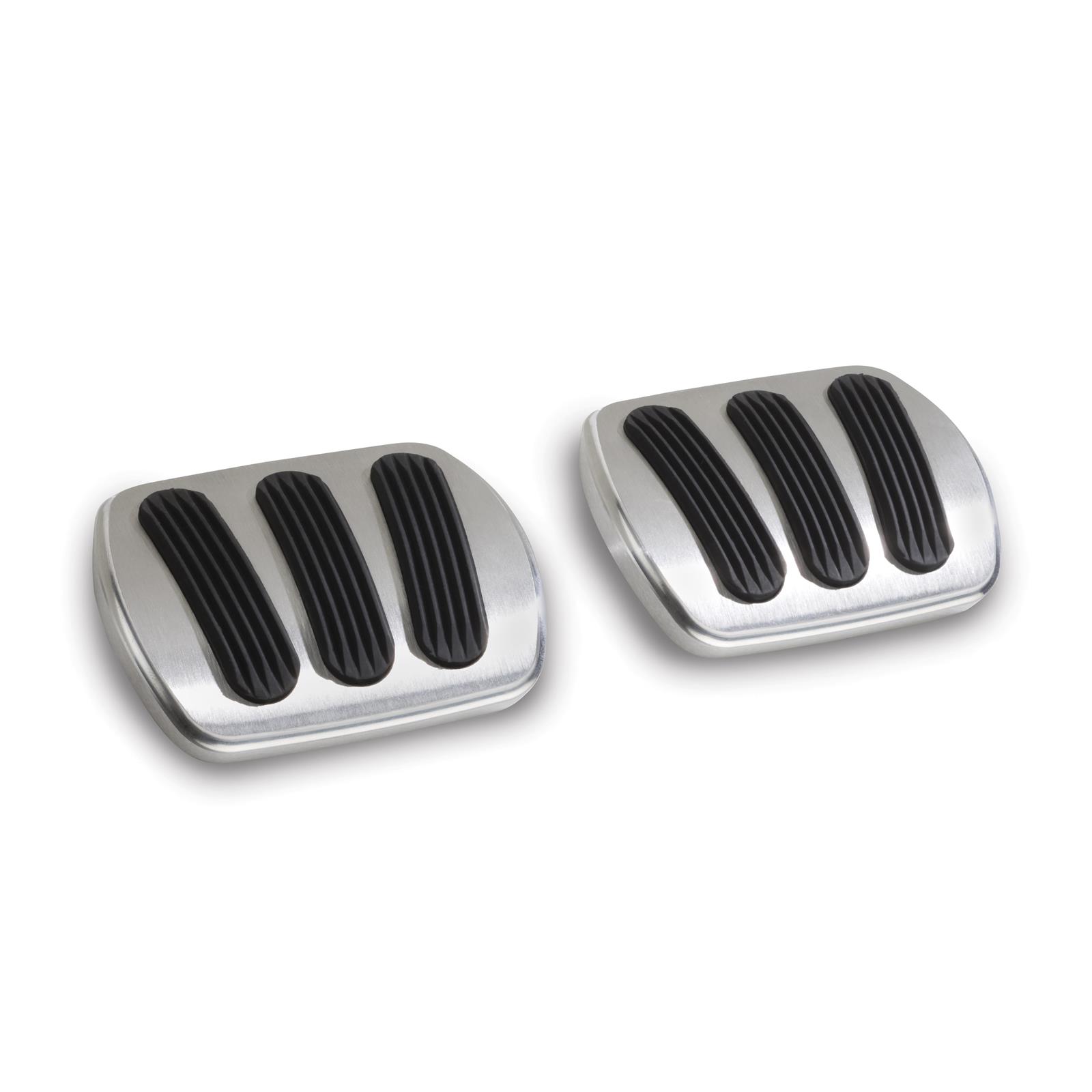 Lokar BAG-6076 Brake/Clutch Pedal Pad – Billet Aluminum With Rubber, Fits 3.25" X 1-5/8" Pedals