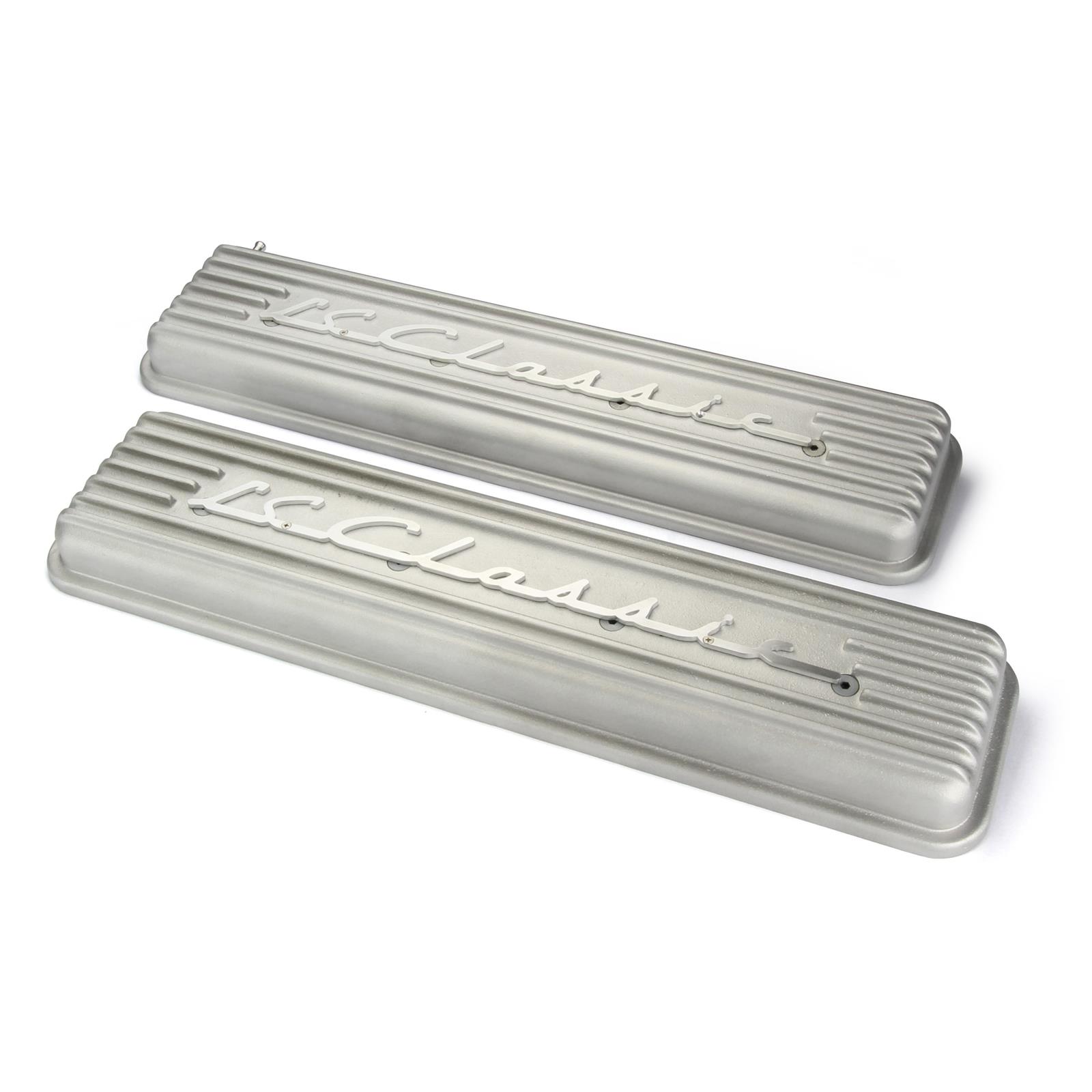 LS Classic Series GMLS1002 SBC Style Script Cast Valve Covers