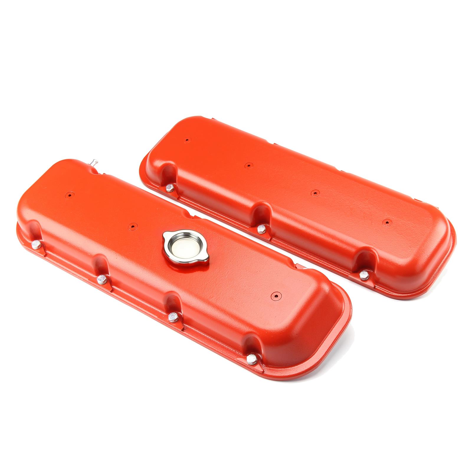 LS Classic Series GMLS1003O BBC Style Orange Valve Covers