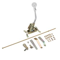 Speedway/Lokar 8 In. Single Bend Muscle Car Shifter, TH200, White