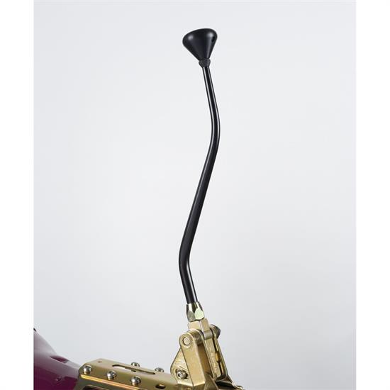 Lokar 16" Double Bend Chrome Shift Lever (Fits Tremec TKO Transmissions)