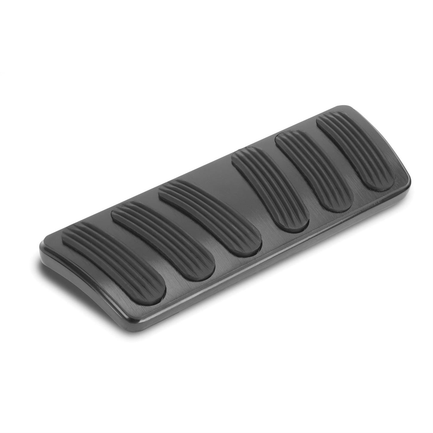 Lokar XBAG6180 Curved Black Auto Brake Pedal Pad For 6776 Mopar