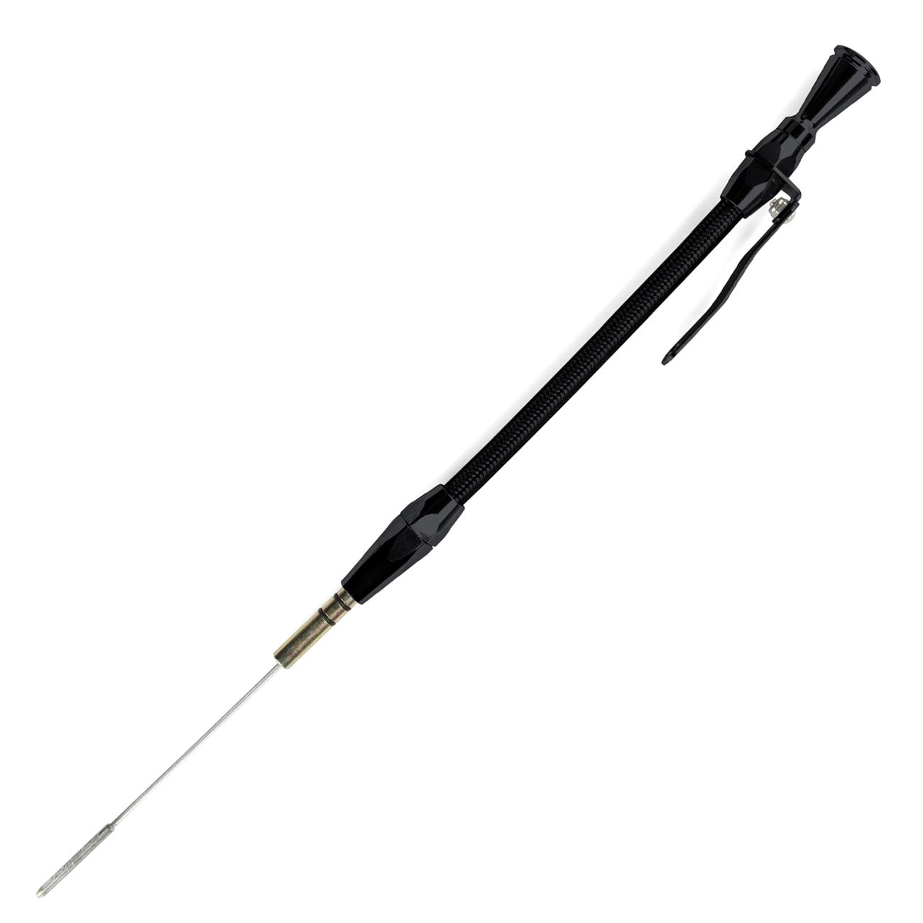 Lokar XED-5004 Midnight Series Flexible Engine Dipstick, 302/5.0L Ford