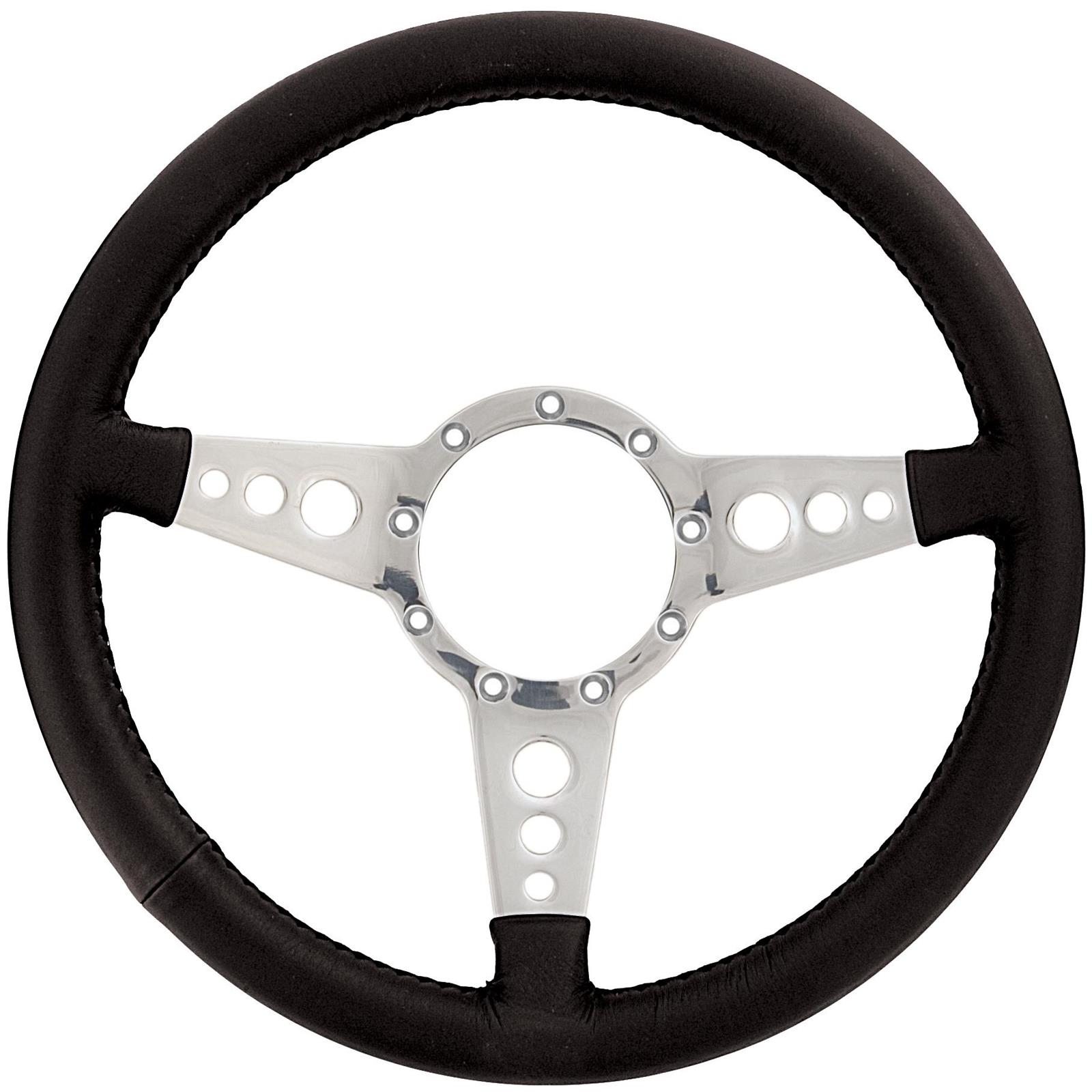Lecarra 42201 14 Inch Mark 4 GT Steering Wheel Black Leather Wrap