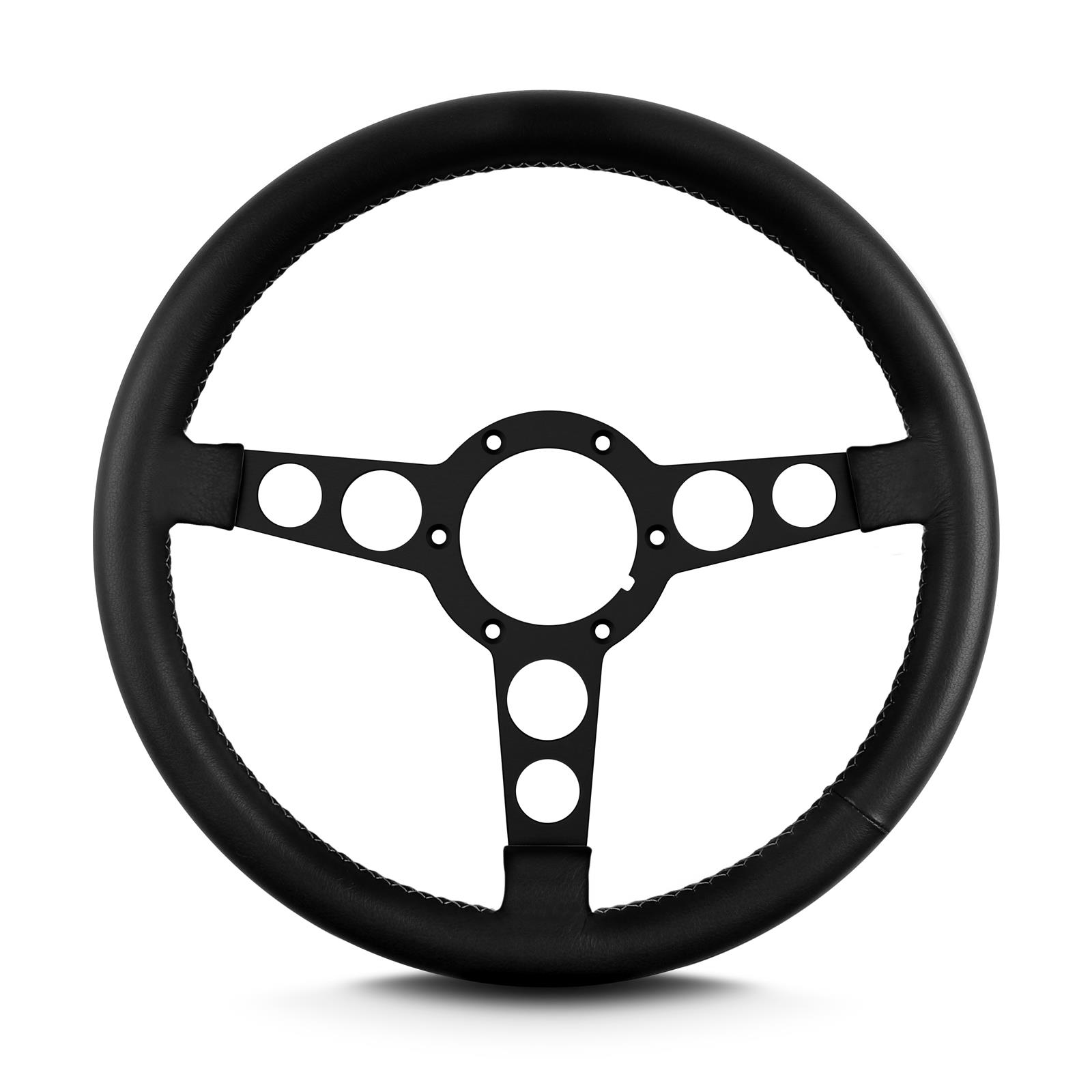Lecarra 61401 14 Inch Steering Wheel, Trans Am Black, Black Wrap