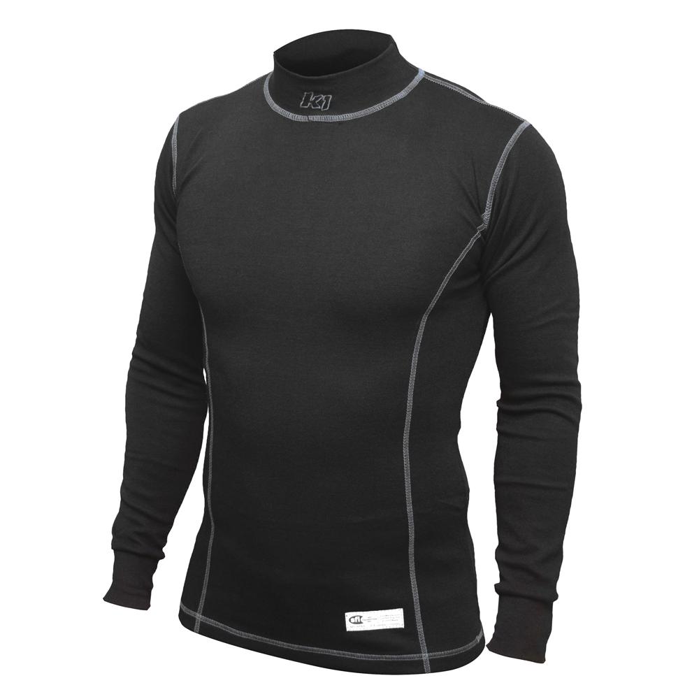K1 RaceGear 26-PLS-N-M Precision Nomex Undershirt, Black, M