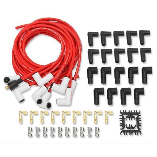 Mallory Ignition 937C PSW Ceramic Universal Wire Set, 90 Degree