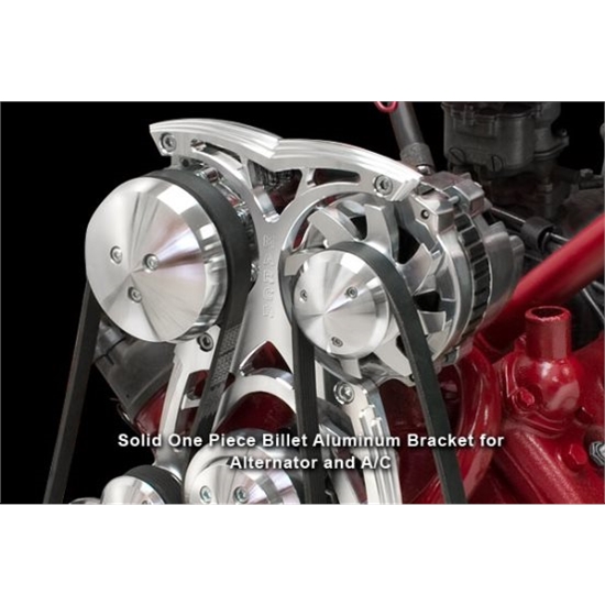 March Pulley 30600 Ford Flathead Serpentine Conversion Drive System