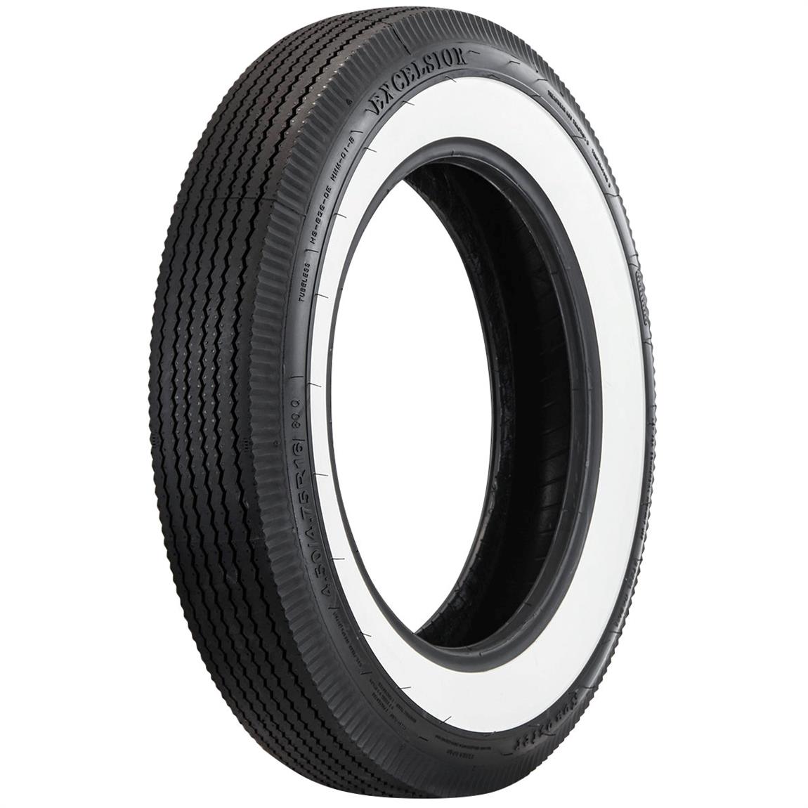 Coker Tire 518100 Excelsior Roadster WW 450R16