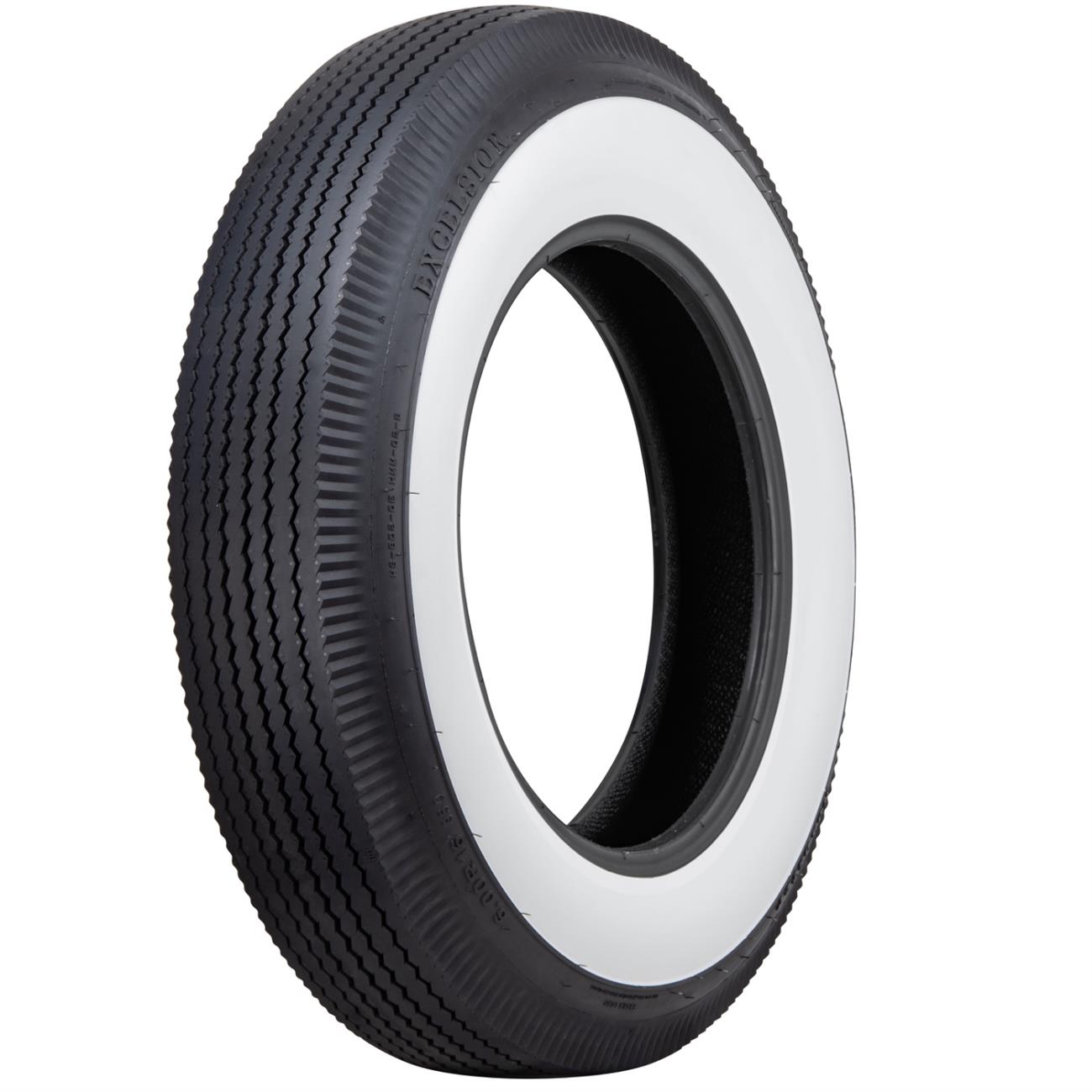 Coker Tire 518102 Excelsior Roadster WW 600R16