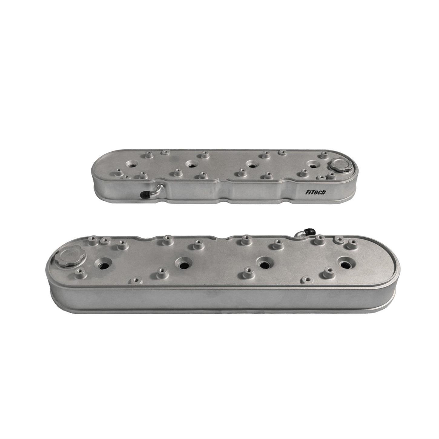 FiTech Plus LS Satin Valve Covers w/Coil Mounts/Finned Covers (131002)