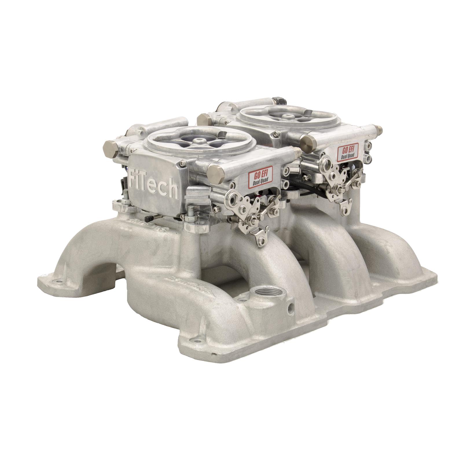 FiTech Go EFI 2x4 Bright Aluminum Finish 625HP System (30061)