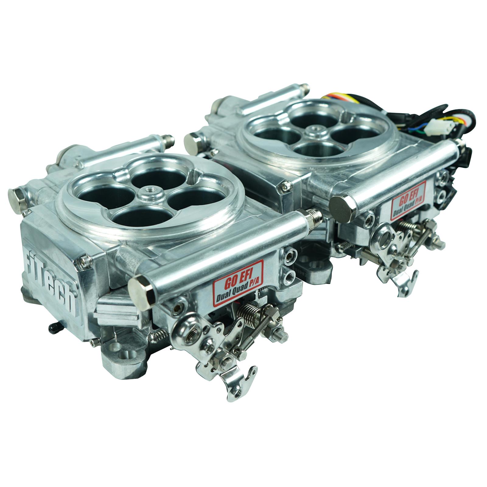 FiTech 30065 Go EFI 2X4, 1200HP Power Adder, Bright Aluminum