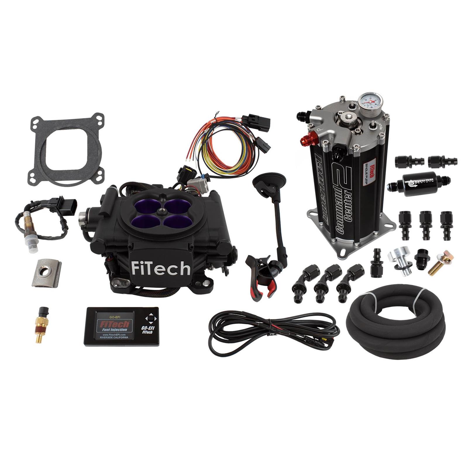 Fitech 32208 Meanstreet Efi Fuel Injection System Black