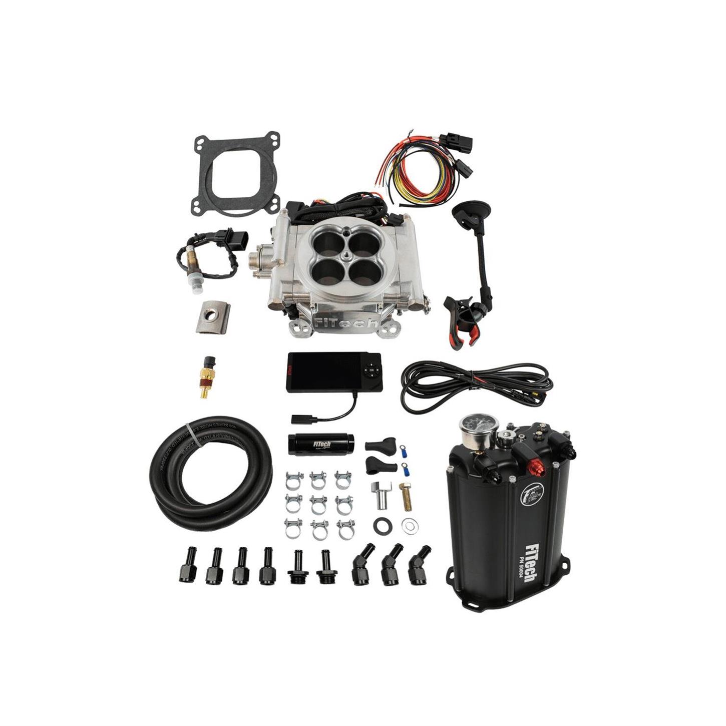 FiTech Go EFI 4 System 600HP Aluminum Master Kit w/Force Fuel (35201)