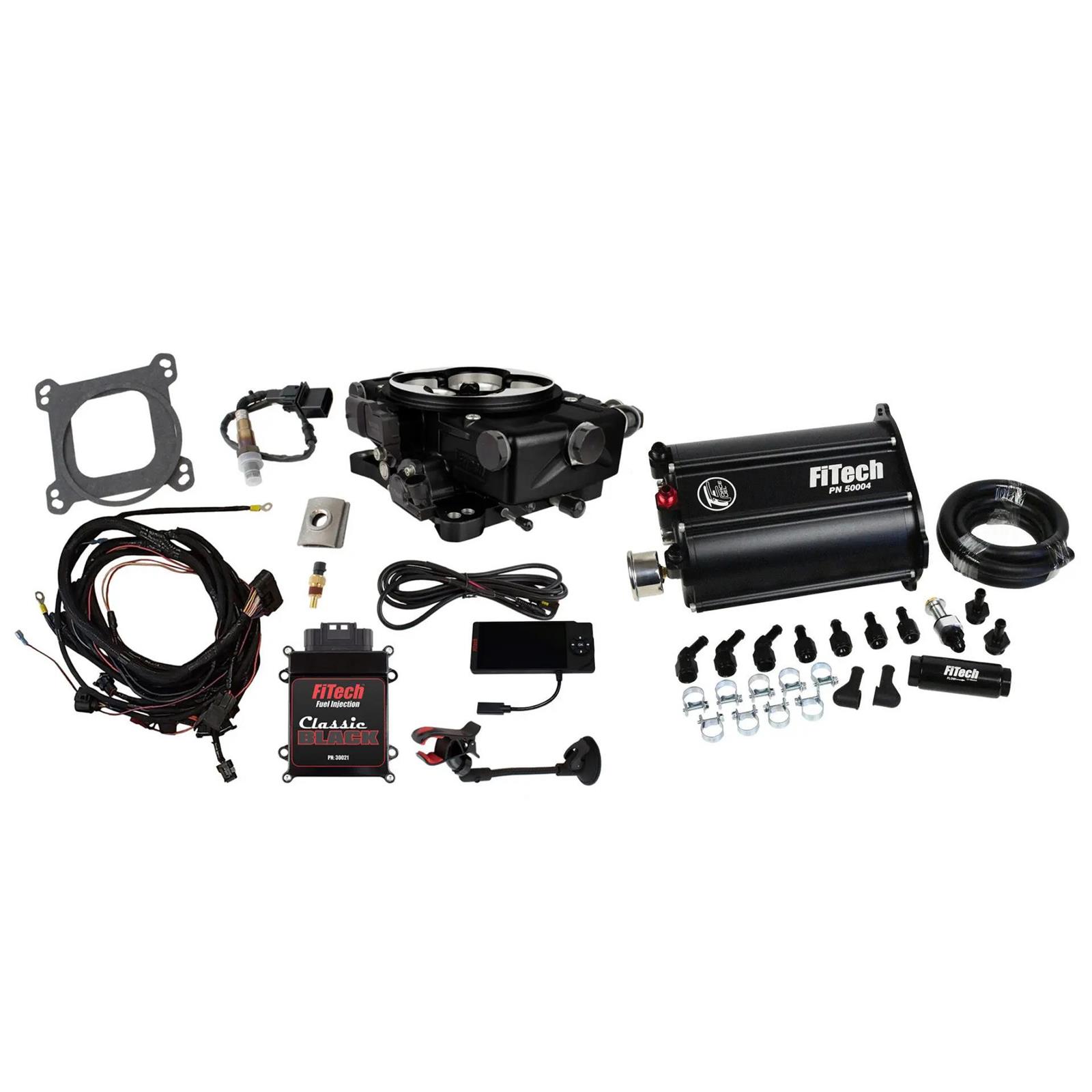 FiTech Go EFI Classic Black 550 HP External ECU w/Force Fuel (35221)