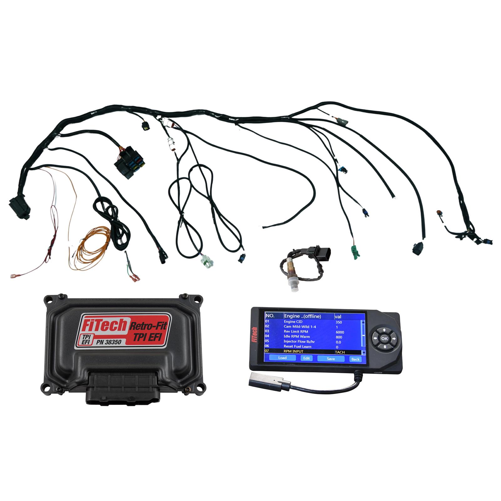 FiTech 38350 Fuel Injection System, GM TPI Standalone EFI System
