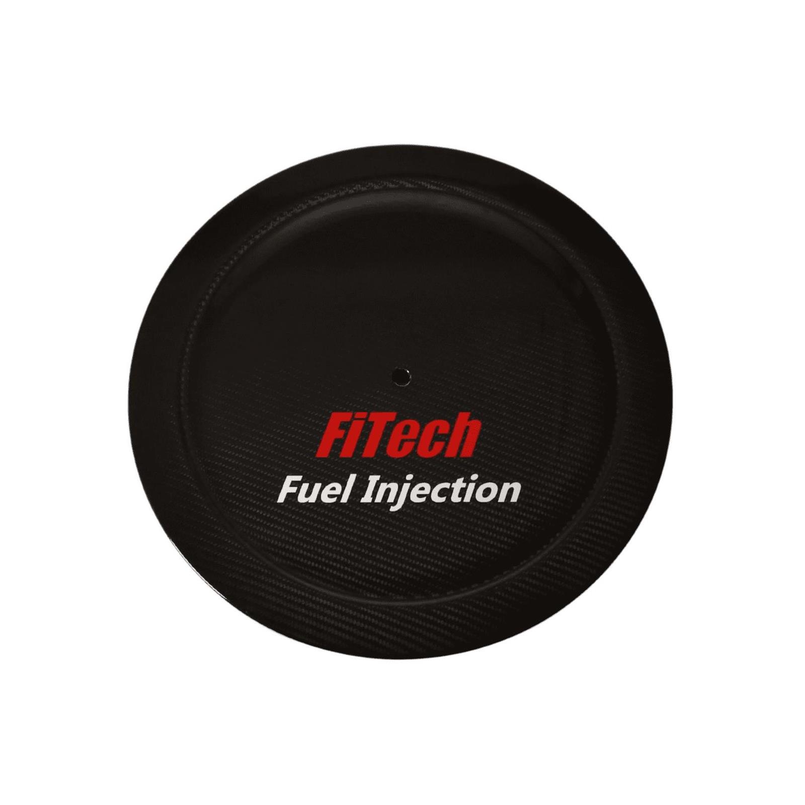 FiTech 42001 Carbon Fiber 14 Inch Air Cleaner Top