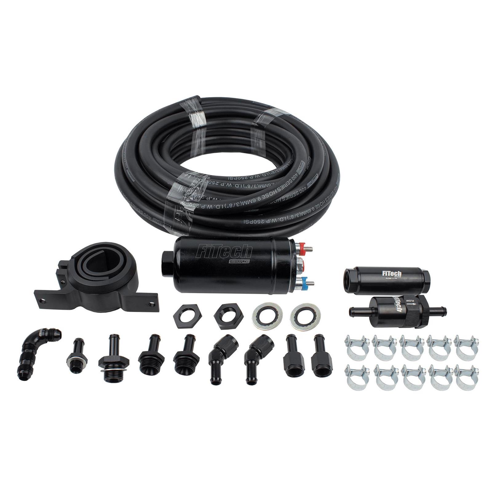 FiTech 255 LPH Inline Fuel Pump Delivery Kit (50001)