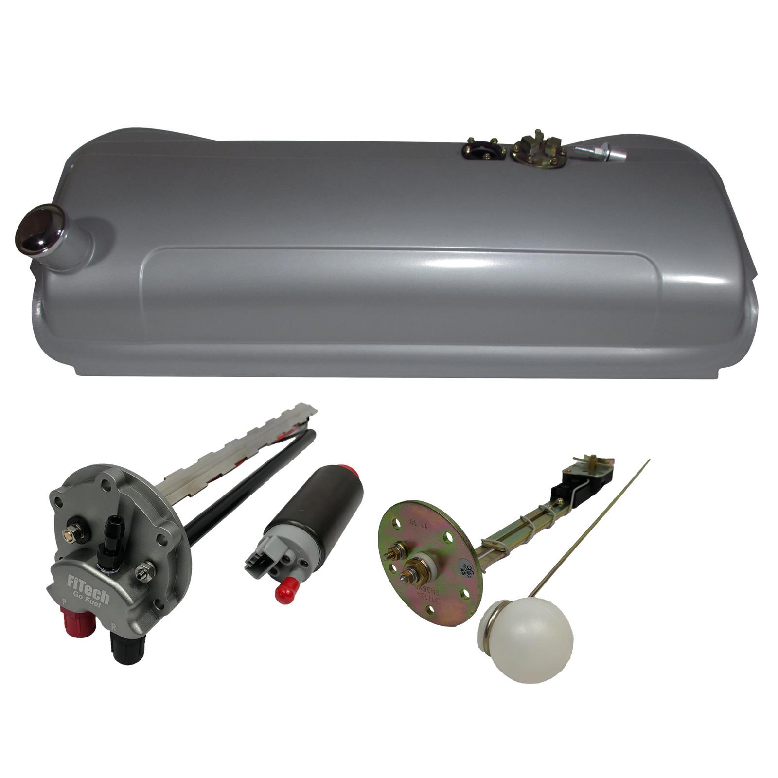 FiTech 58001 EFI Fuel Tank, 1932 Ford, Steel with Pump/Sender