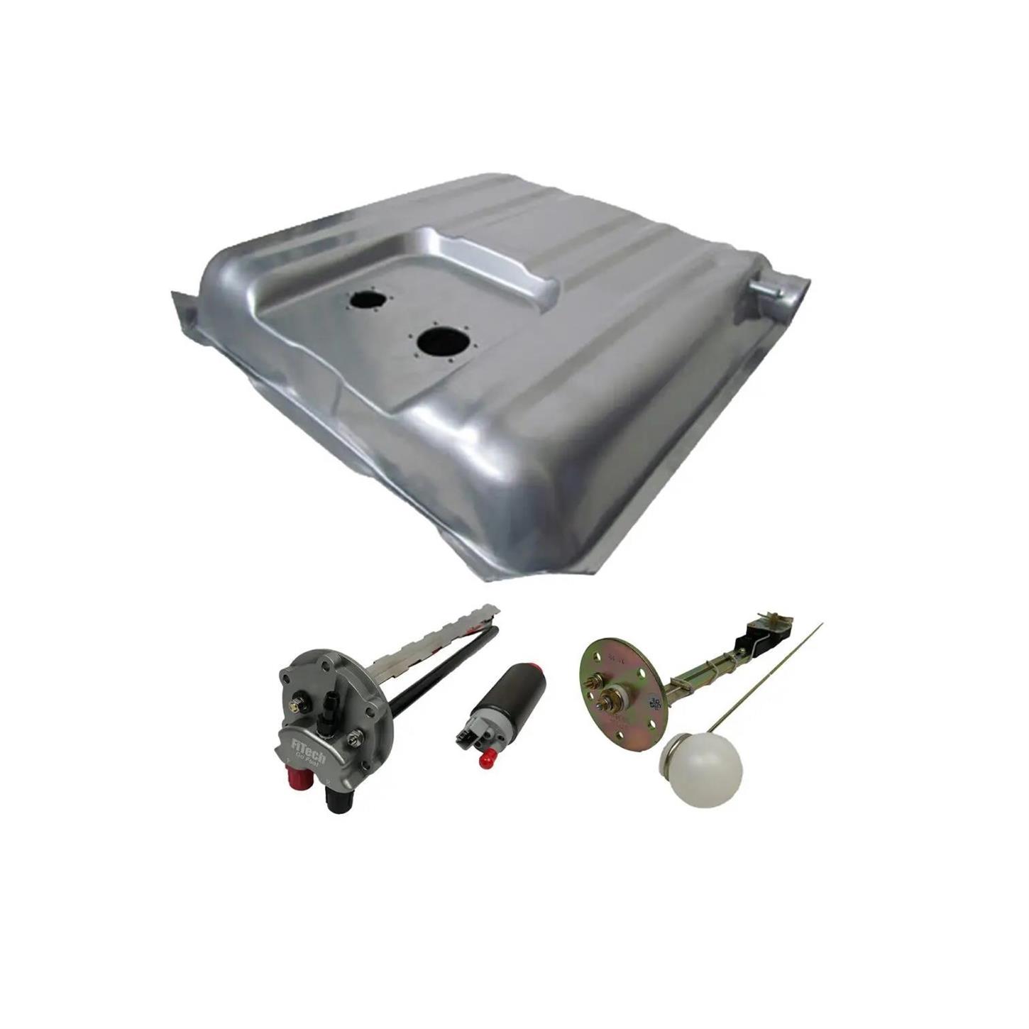 FiTech 58005 EFI Fuel Tank, 1957 Chevy, with Pump/Sender/Straps
