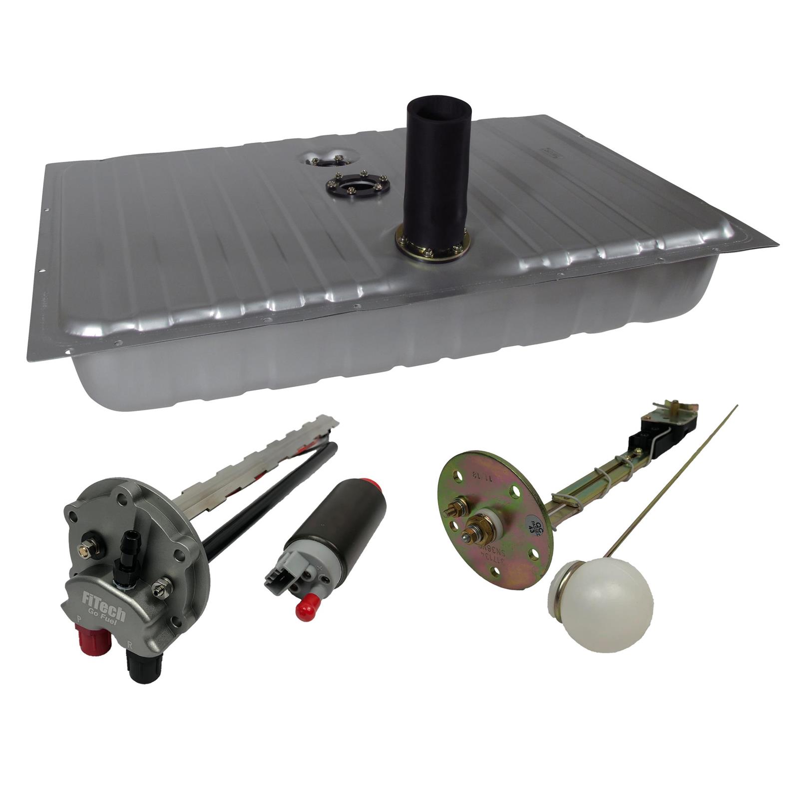 FiTech 58006 EFI Fuel Tank, 196468 Mustang, with Sender/Pump