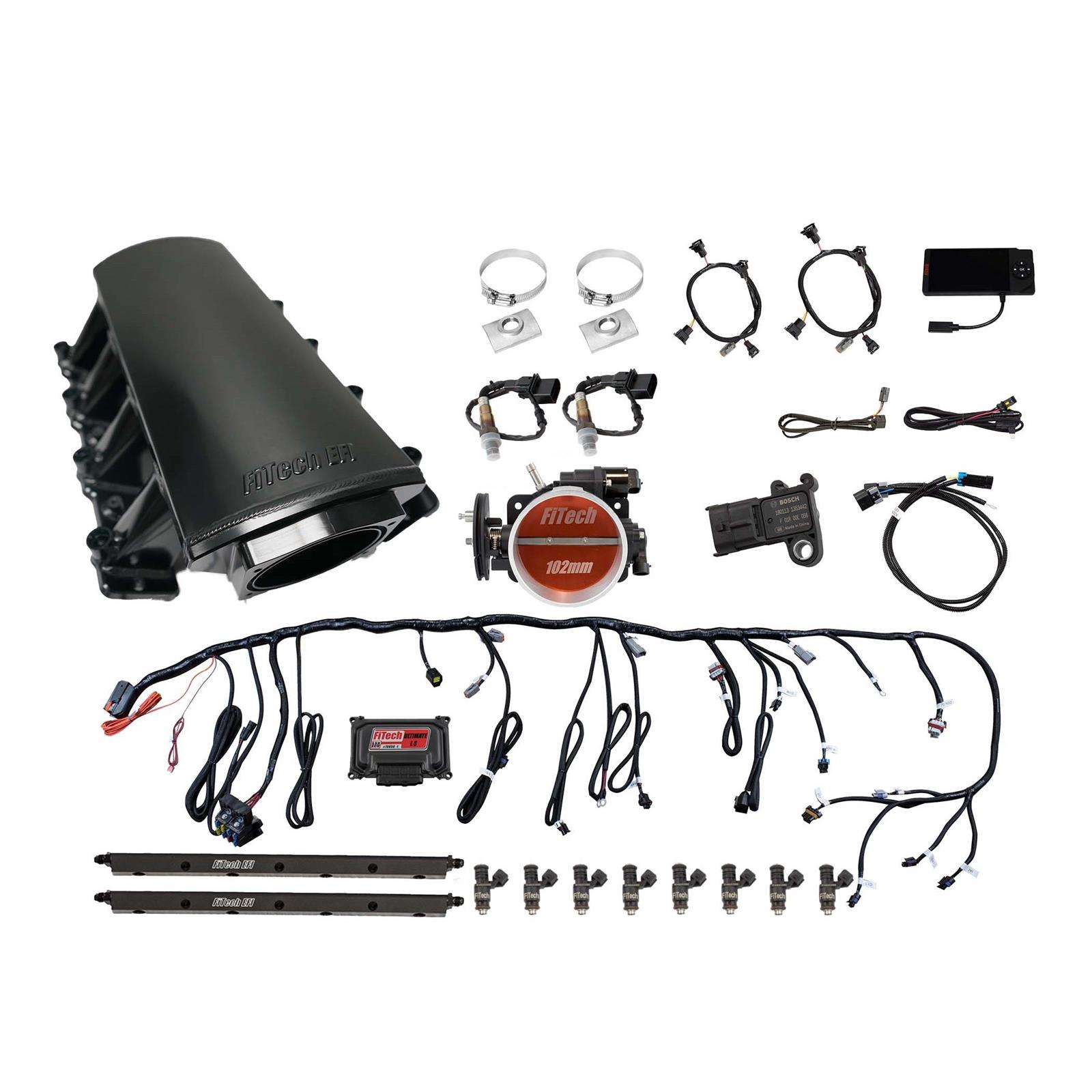 FiTech Ultimate LS7 750HP EFI Square Port Kit (70017)