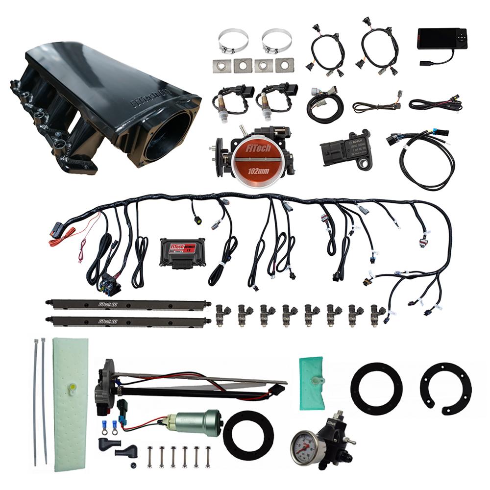 FiTech LS EFI 750HP w/LS3 Intake/Trans Control/Pump/Regulator (76114)