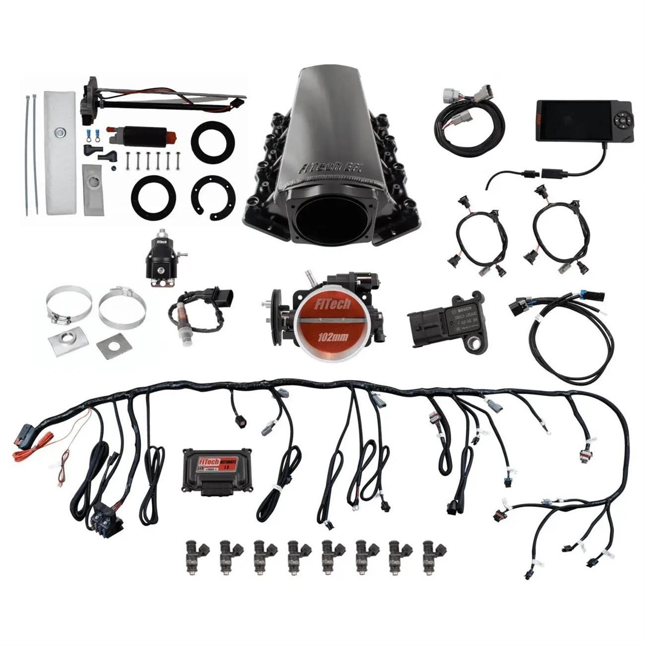 FiTech LS EFI Master Kit 70004 750HP w/50015 In-Tank Module (76204)