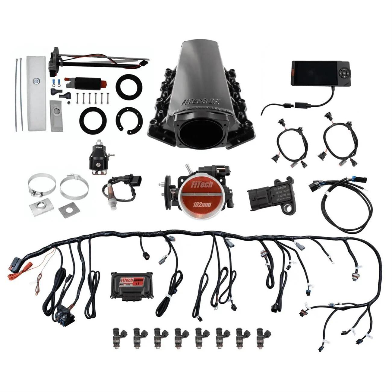 FiTech LS EFI Master Kit 70006 500HP w/50015 In-Tank Module (76206)
