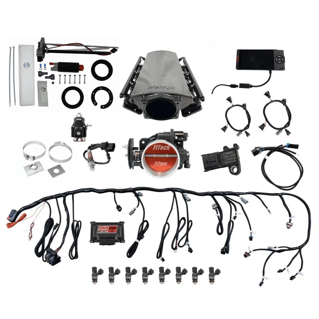 FiTech LS EFI Master Kit 70011 500HP w/50015 In-Tank Module (76211)
