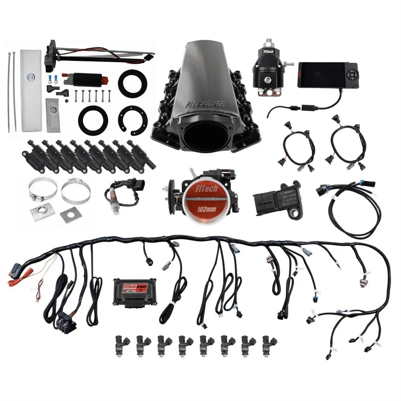 FiTech LS Kit 70009 w/50015 Module, Regulator & Coil Pack (79609)