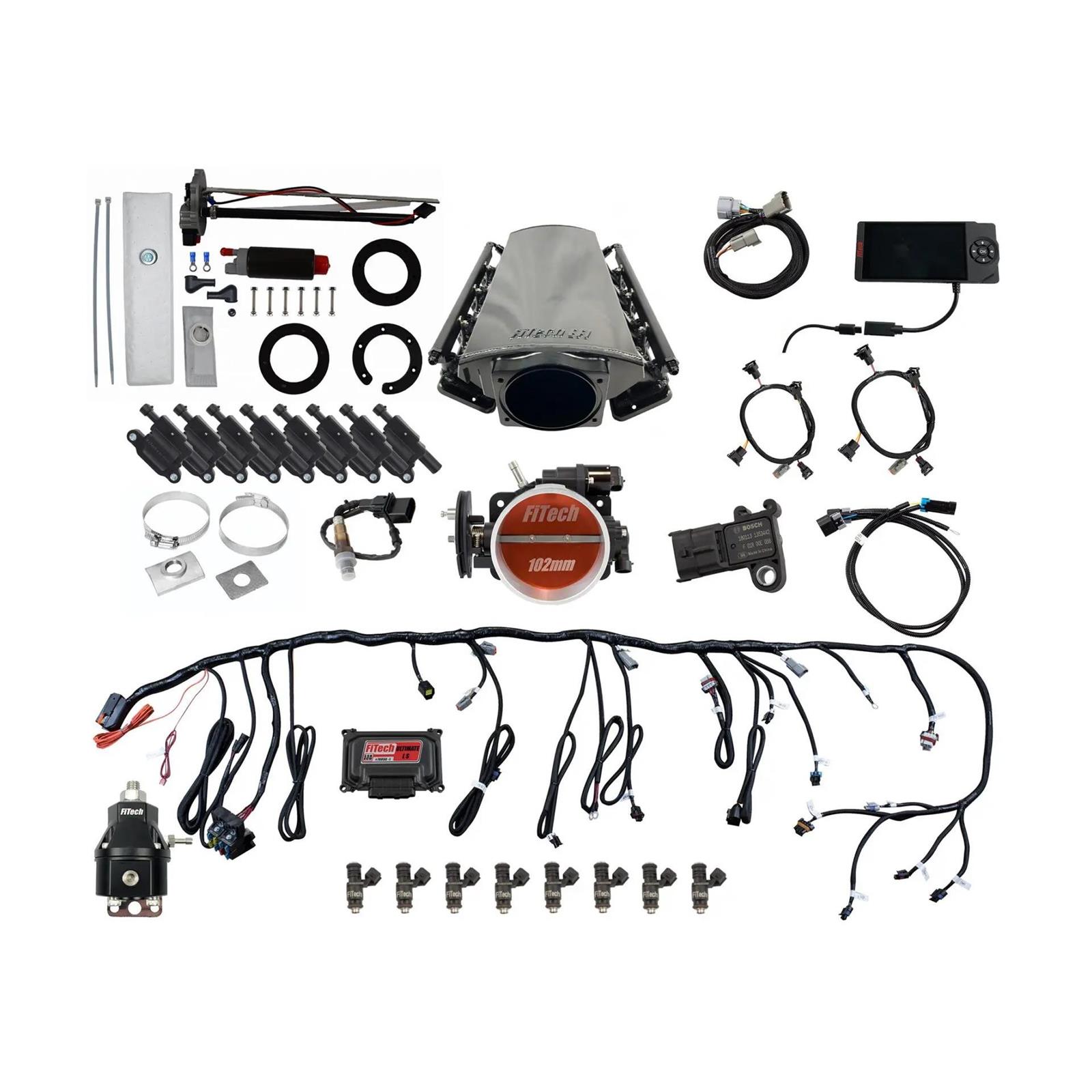 FiTech LS Kit 70014 w/50015 Module, Regulator & Coil Pack (79614)