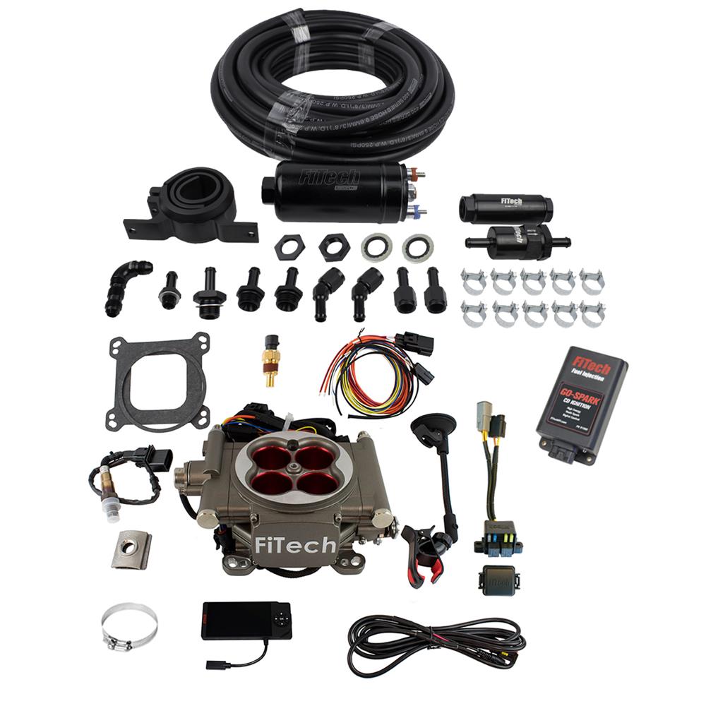 FiTech Go Street EFI Master Kit w/ Inline Fuel Pump & CDI Box (93103)