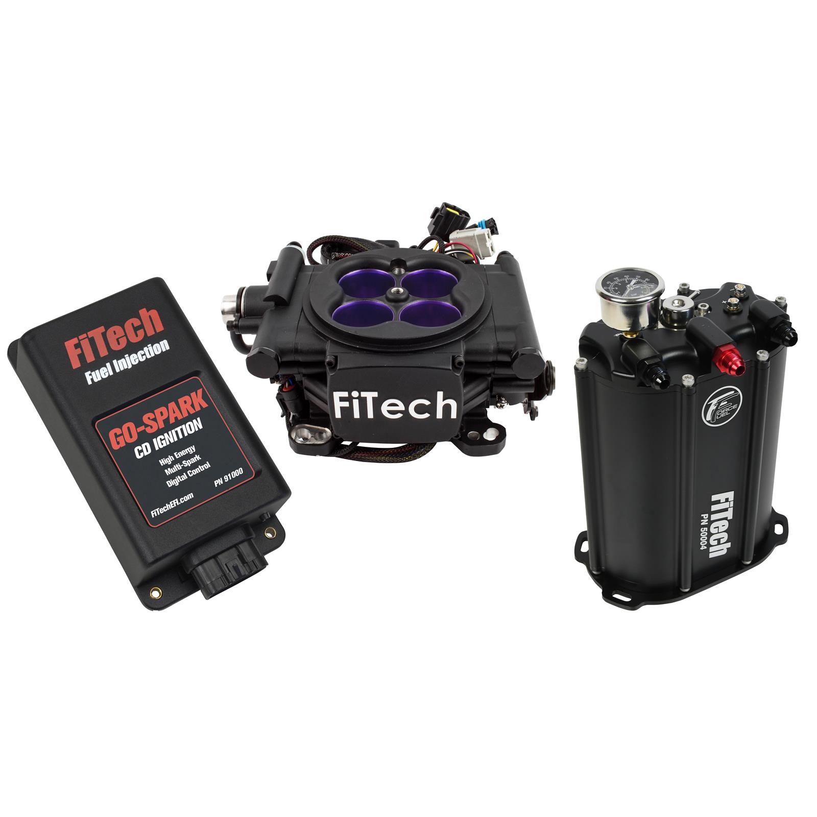 FiTech 93508 Mean Street EFI System Master Kit, Force Fuel System