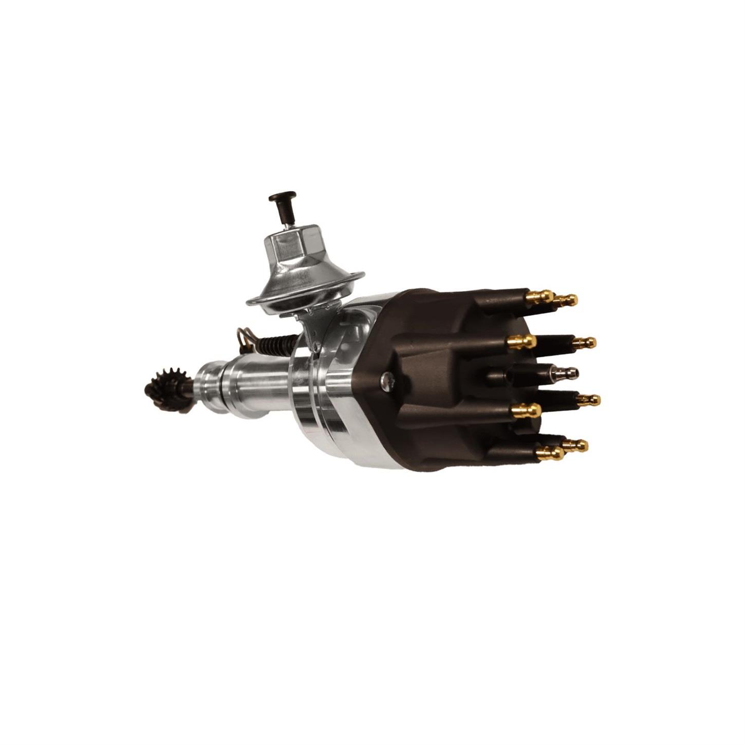 FiTech Ford 351C 400C/M Mech. Adv. Distributor w/ Vacuum (99038)