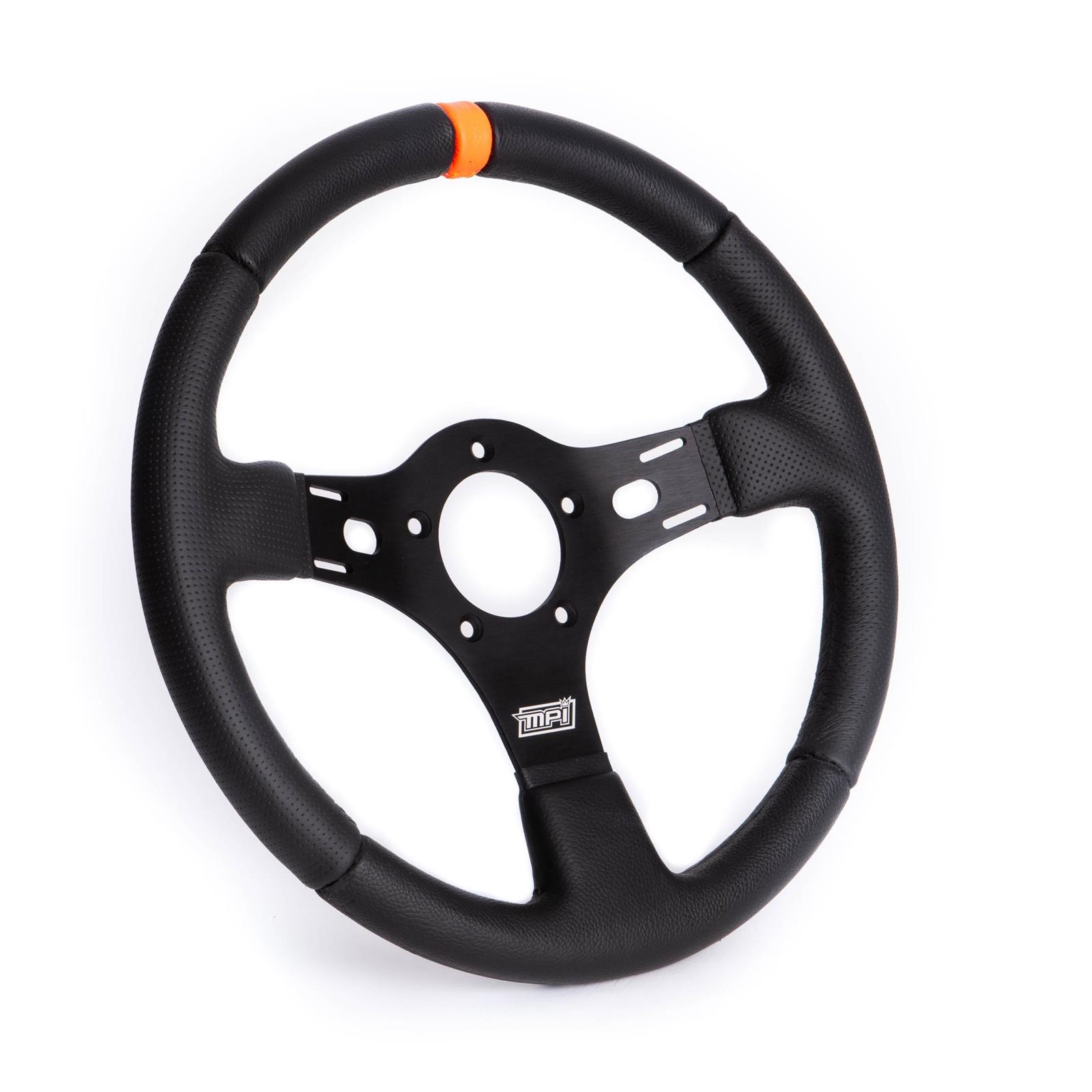 MPI MPI-DRG-R513 DRG Drag Racing 13 Inch Steering Wheel, Aluminum