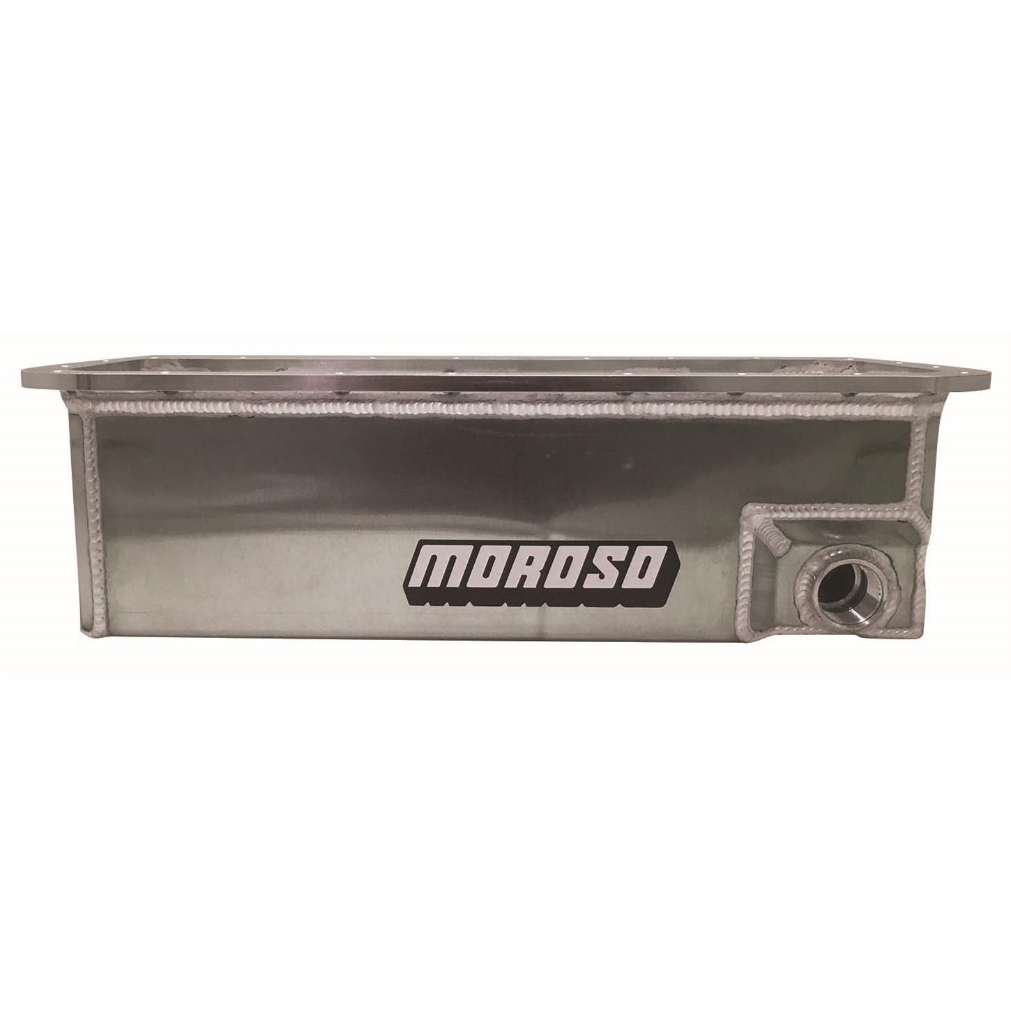 Moroso Hemi (Incl. Keith Black/JP-1 Funny Car) Wet Sump 3.5in-5.25in Aluminum Oil Pan main image 1