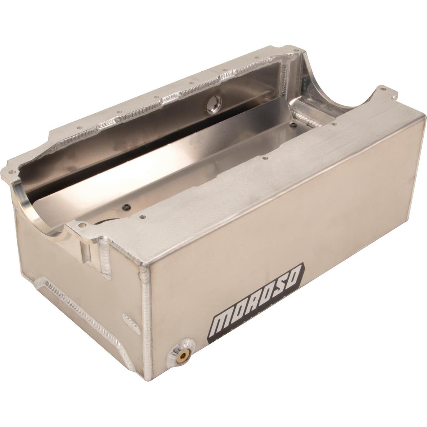 Moroso 21330 SB Chevy Aluminum Oil Pan, 9.5 Quart