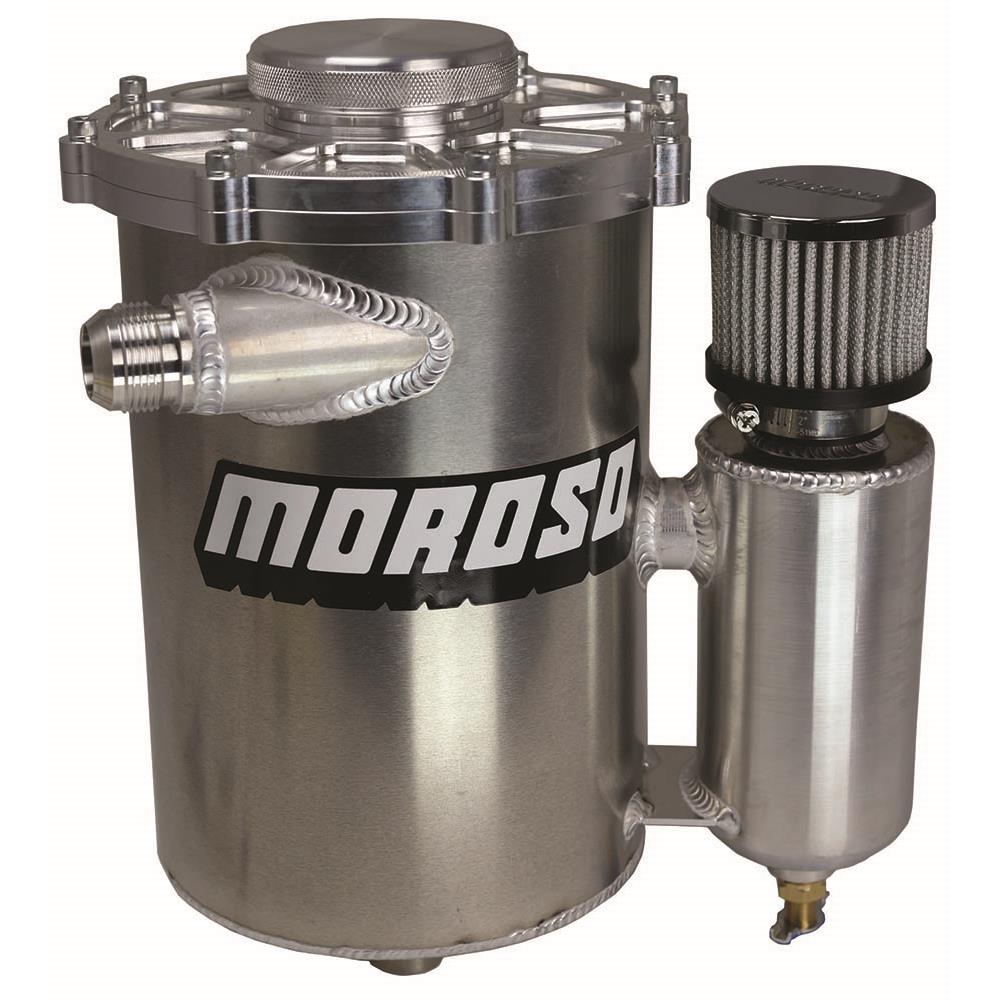 Moroso 22612 Dry Sump Tank, 2 Pc, 13 X 7in W/ Breather 5 Qt