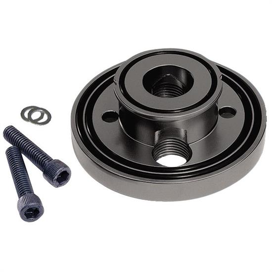 Moroso 23782 Chevy Billet Oil Filter Block-Off Plate