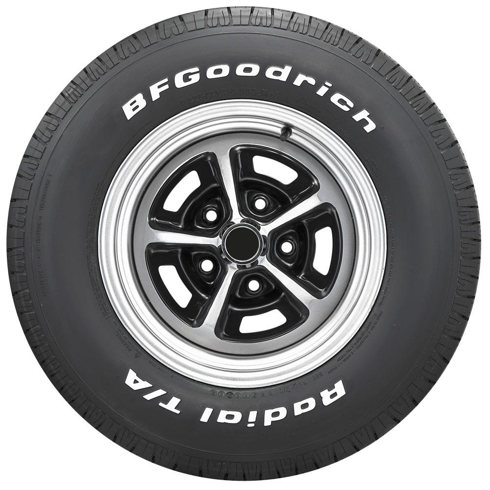 BF Goodrich 546075 Radial T/A Tire, White Letter, 225/70R14
