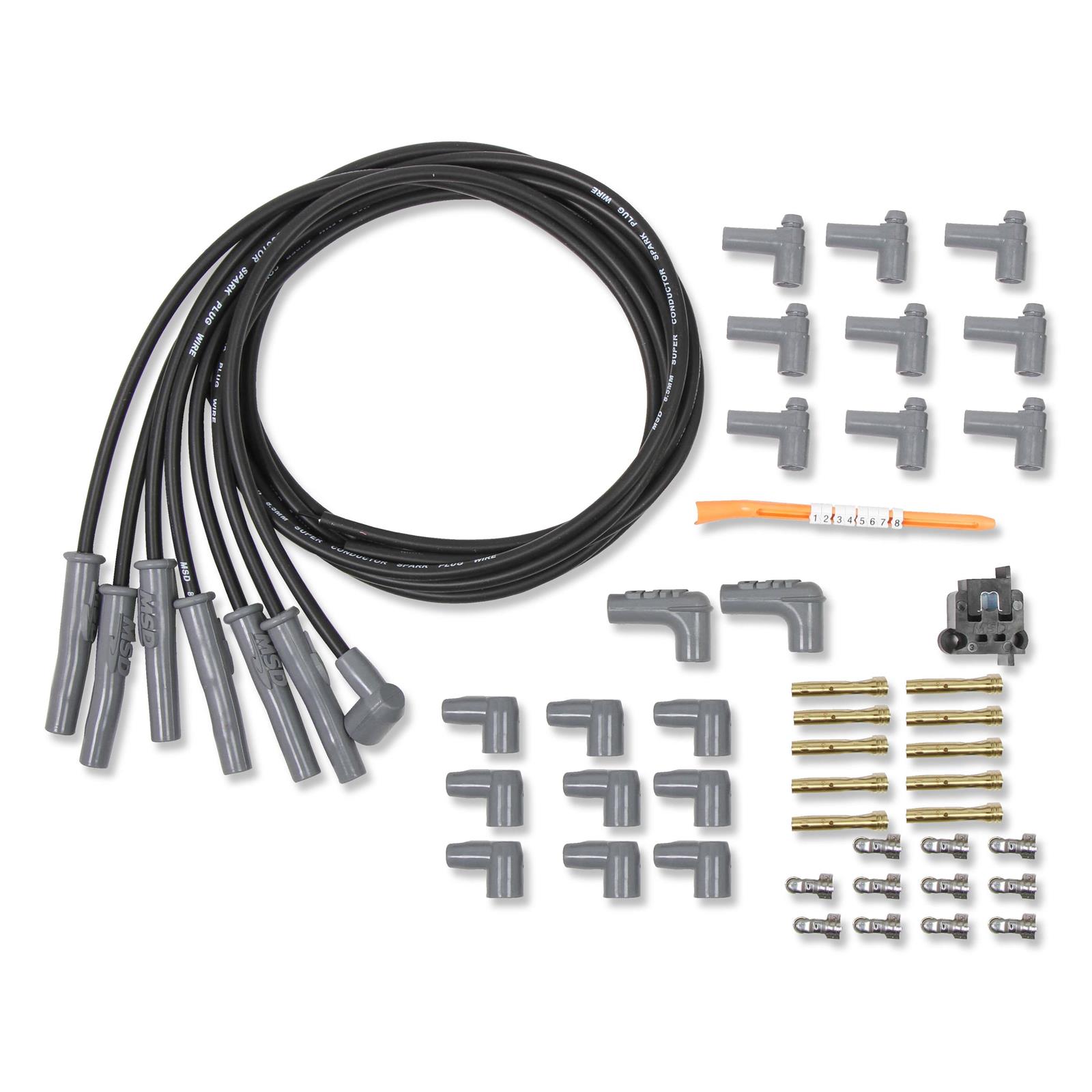 MSD 31173 Universal 6 Cylinder 8.5mm Super Conductor Wire Set