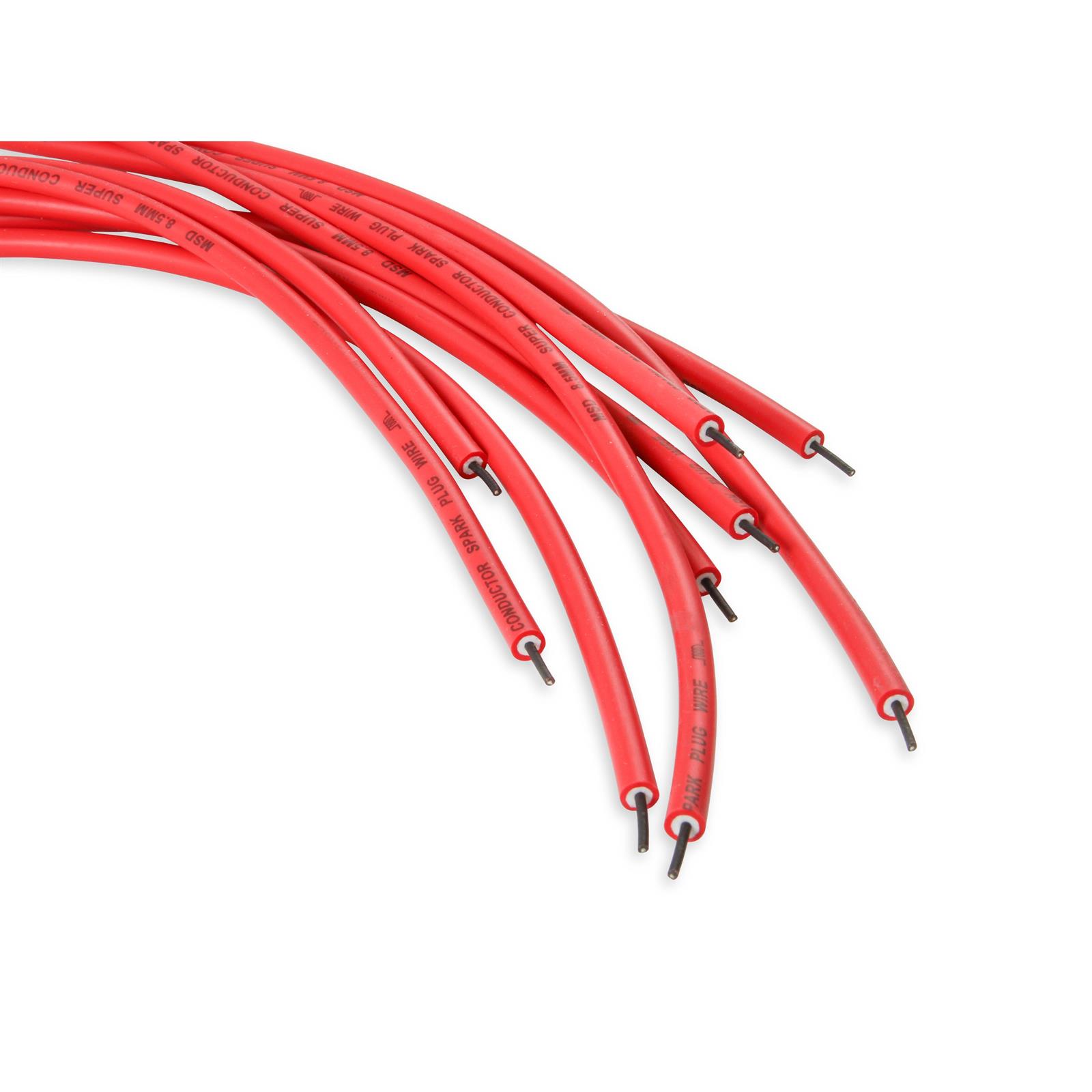 MSD 31189 Super Conductor Plug Wires, Multi-Angle Plug, HEI Cap