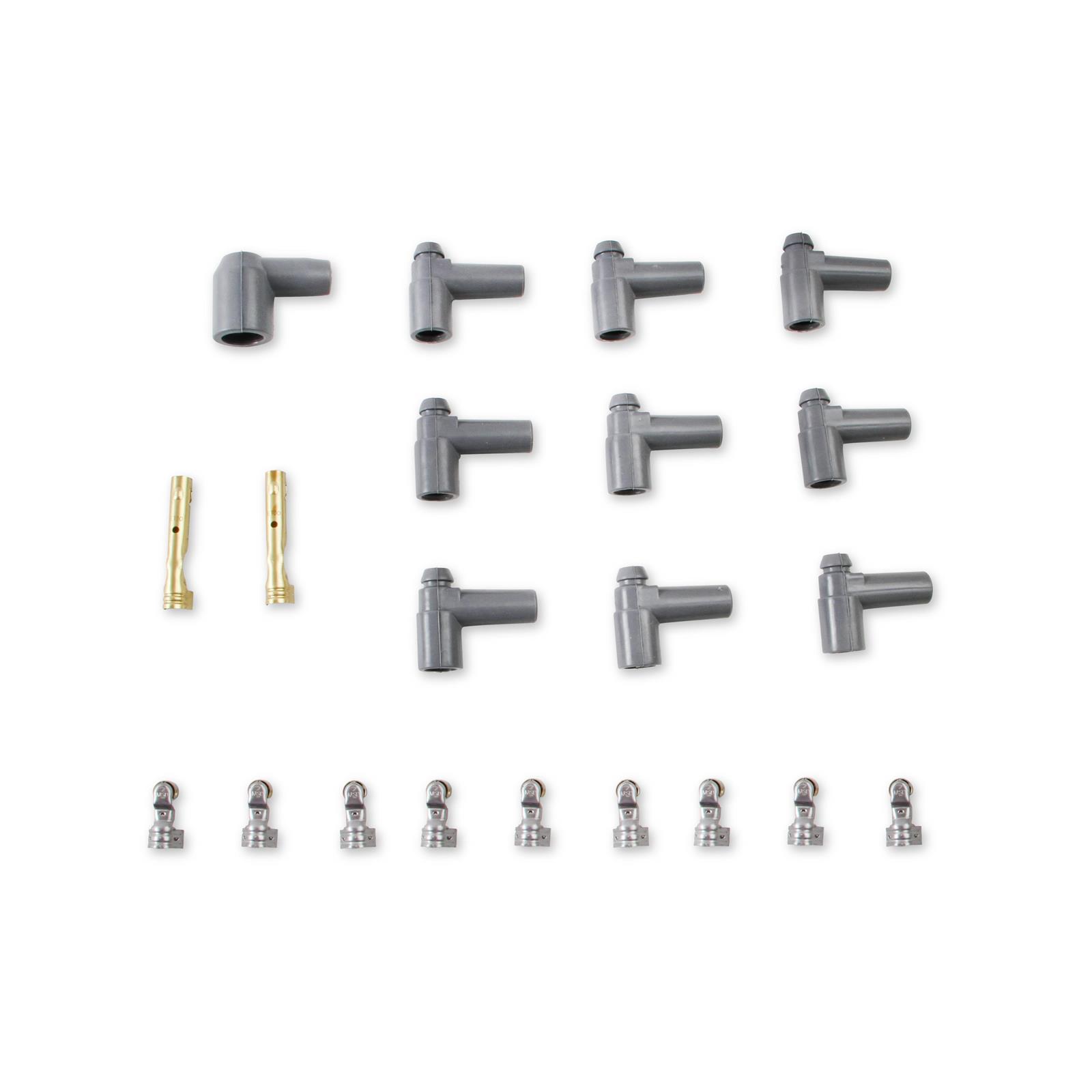 石柱いかだ MSD 31189 Super Conductor Plug Wires, Multi-Angle Plug, HEI Cap