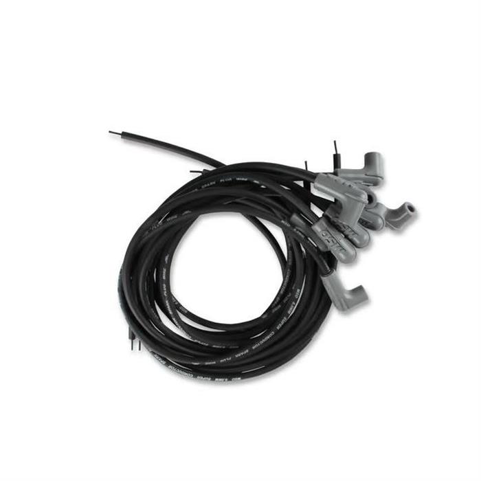 MSD 31223 Black Super Conductor 8 Cyl, 90 Deg Plug, 90 Deg Plug